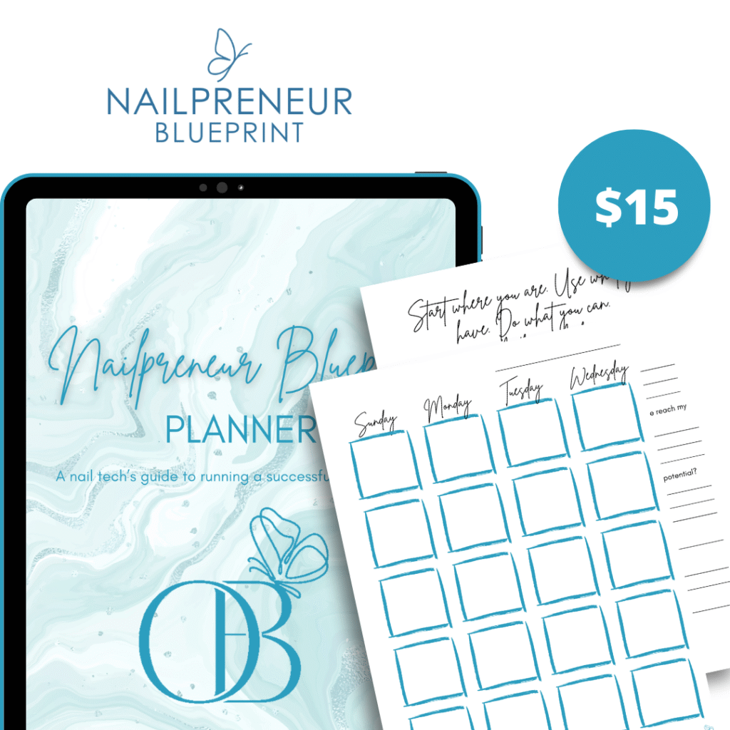 Nail Business Planner - Okei Beautiful