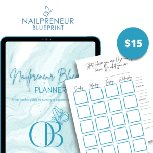Nail Business Planner - Okei Beautiful
